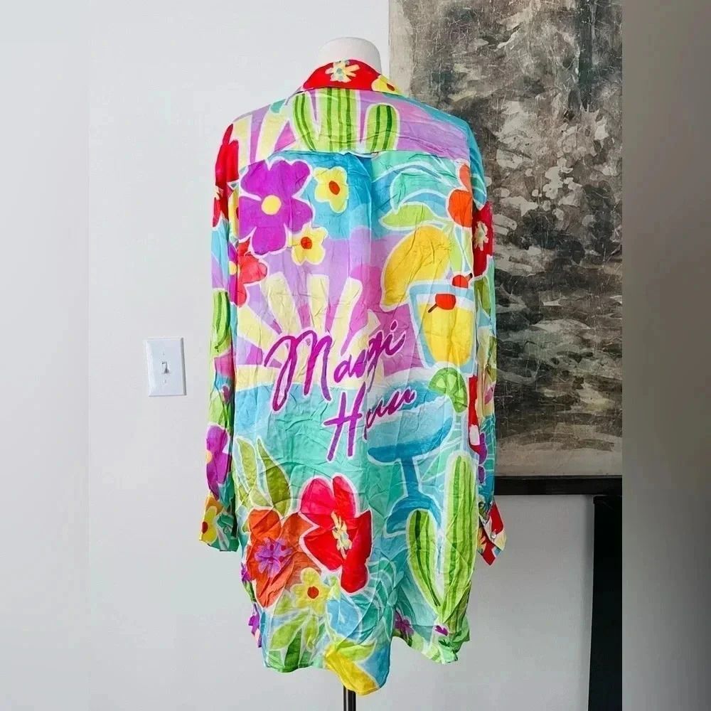 Free People Spell Margi Hour Shirt Dress Size Medium NWOT $199 - Picture 5 of 14